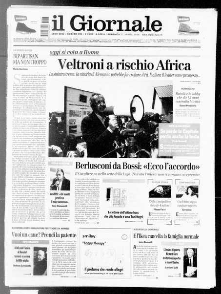 Il giornale : quotidiano del mattino